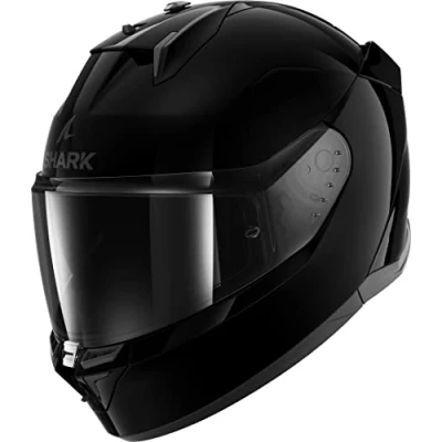 Image of SHARK, Integral Motorcycle Helmet D SKWAL 3 BLANK Black BLK, S