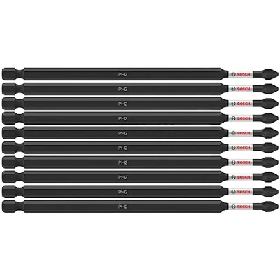Image of BOSCH ITPH26B 10 Pack 6 in. Phillips #2 Impact Tough Screwdriving Power Bits