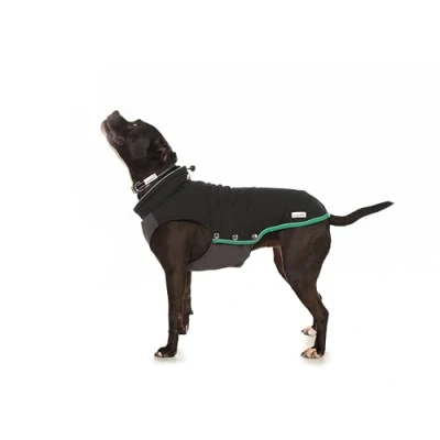 Image of Doodlebone Dog Puffer Jacket (Coal, 5 7)