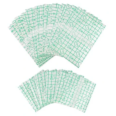 Image of GODLOVEM 20 Pieces 10cmX15cm and 10cmX10cm Waterproof Transparent Adhesive Wound Dressing Fixer Plaster Stretch Fixation Tape Tattoo Aftercare Bandage