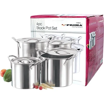 Image of Prima 4pc Stock Pot Set
