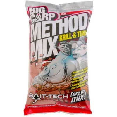 Image of Bait Tech Big Carp Method Mix Krill and Tuna 2kg Fishing