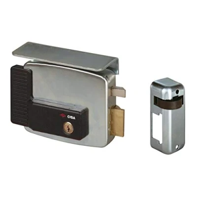 Image of CISA Electric Lock, 12 V, Galvanised, Grey, 11721 60 2 SERR EL APPL CIL FIS SX, voltsV