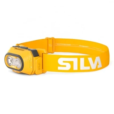 Image of Silva Head Torch Battery Powered Rechargeable USB C Explore 5 700 Lumen Lamp 4 Brightness Levels White, Red &amp; Orange LEDs Indicator Outdoor Running