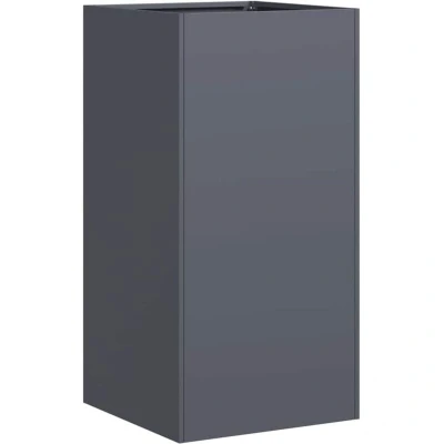 Image of vidaXL Planter Anthracite 40x40x80 cm Cold rolled Steel