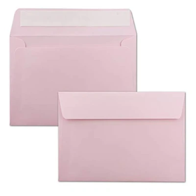 Image of Neuser Colourful, self Adhesive C6 envelopes, 162 mm x 114 50 Umschläge Pink