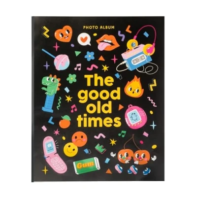 Image of Grupo Erik Photo Album Millennial Nostalgia 48 Pockets 13x20 cm 7x5 Book Small Album, Memory Book, Picture Gifts, Gifts Under 5 Pounds