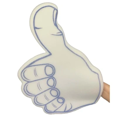 Image of Giant Thumbs Up Foam Hand White
