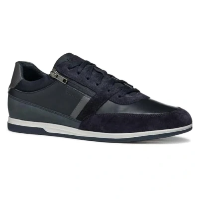Image of Geox U RENAN men&#039;s Shoes (Trainers) in Marine