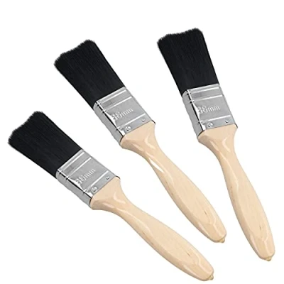 Image of 3pc 40mm 1.5&quot; Paint Brush Painters Decorators Decorating With Wooden Handle