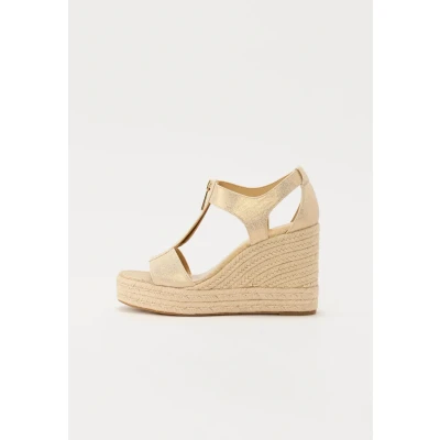 Image of Michael Kors Berkely Espadrilles, Women&#039;s, Size: 7, Gold coloured Textile