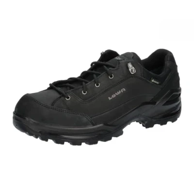 Image of LOWA Renegade GTX LO Unisex Hiking Shoes Outdoor Goretex, black, 12 UK