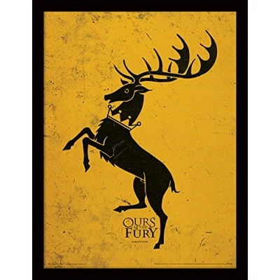Image of Game of Thrones (Baratheon 30x40 cm Framed Print