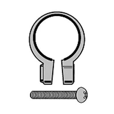 Image of CatEye SP5 Clamp Cycling Lights and Reflectors, 23.5 27.2 mm, Black