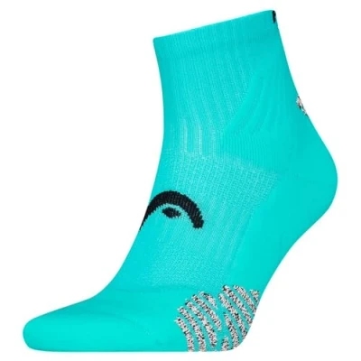 Image of HEAD Padel Quarter Sock, Aqua Blue, 43 46