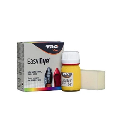 Image of TRG The One Easy Dye, Leather Shoe Color Restore Paint, 107 Yellow, 25 ml