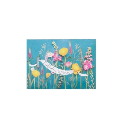 Image of UK Greetings Birthday Card for Her/Friend Beautiful Floral Design