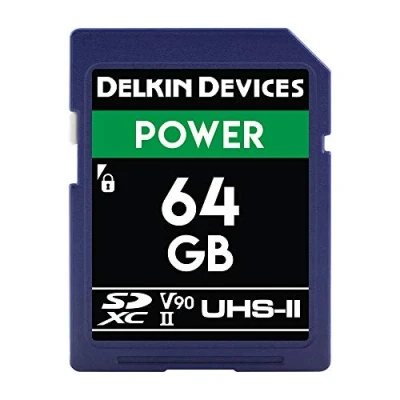 Image of Delkin Devices 64GB Power SDXC UHS II (U3/V90) Memory Card