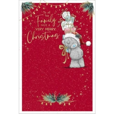 Image of Me To You Bear All The Family Christmas Card