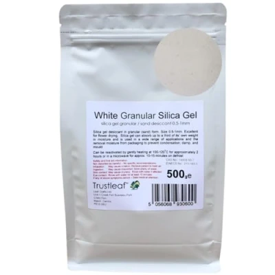 Image of &quot;Trustleaf 500g Granular Silica Gel 0.5 1mm Grains, Flower Drying (500g Bag ws)&quot;