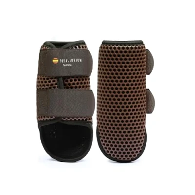 Image of Equilibrium Tri Zone Brushing Boots (Brown, XS)