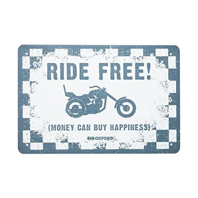 Image of Oxford Products Motorcycle Metal Sign. Garage, Shed, Workshop.