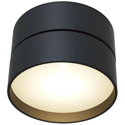 Image of Maytoni Onda Surface Mounted Downlight Black 4000K