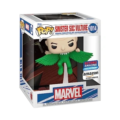 Image of Funko POP! Deluxe: Marvel Sinister Six Vulture Comics Amazon Exclusive Collectable Vinyl Figure Gift Idea Official Merchandise Toys for Kids &amp; Adults Comic Books Fans