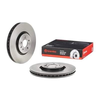 Image of T4N1803 Brake disc BREMBO 09.D064.11 350mm 32mm 5 internally vented Coated High carbon JAGUAR: XF Saloon, Sportbrake