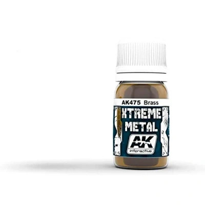 Image of AK Interactive 30ml Extreme Metal Paints Brass