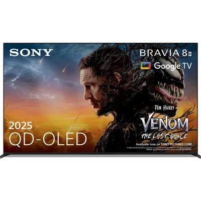 Image of Sony K55XR8M25BP 55 Inch BRAVIA 8 II QD OLED 4K Ultra HDR Smart Google TV 2025