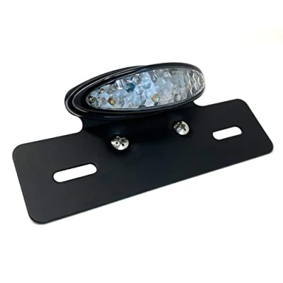 Image of Alchemy Parts Motorbike Tail Light With Number Plate Bracket E Marked