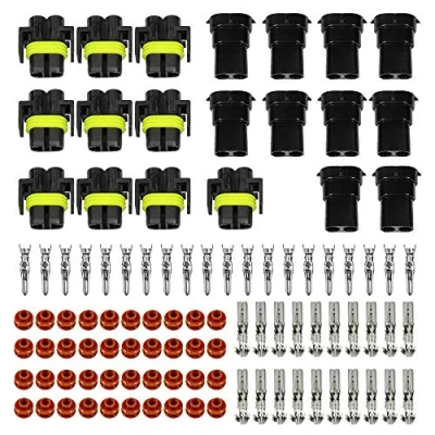 Image of HUIQIAODS H8 H9 H11 880 881 Male Female Bulb Terminals Connector Plug HID Xenon Light Socket