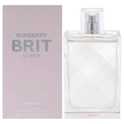 Image of Burberry Brit Sheer For Her 100ml Eau De Toilette Spray