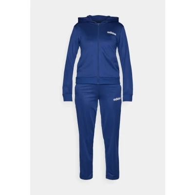 Image of adidas Sportswear Essentials Linear SET Tracksuit, Women&#039;s, Size: XXS, Dark blue