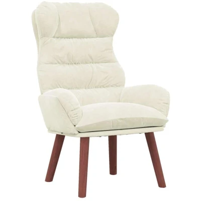Image of vidaXL Relaxing Chair Cream Velvet