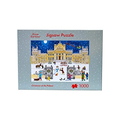 Image of Alison Gardiner Designs 1000 Piece Christmas Jigsaw Puzzle Christas at the Palace