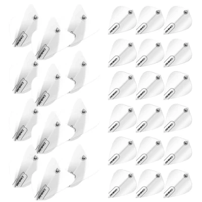 Image of WINMAU Rhino Kite White dart flights 10 sets per pack (30 in total)
