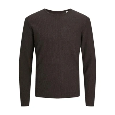 Image of JACK &amp; JONES Men&#039;s Jjecooper Knit Crew Neck Noos Jumper, Mulch, L