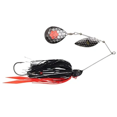 Image of Savage Gear Da&#039;Bush Spinnerbait 21cm, 55gr, Sinking Red N Black