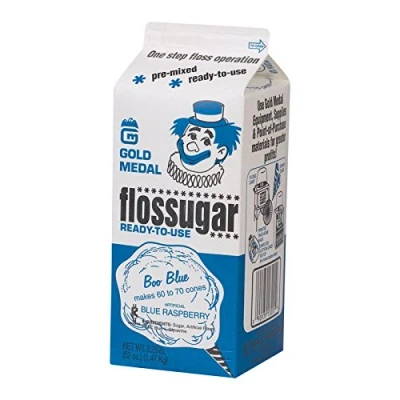 Image of Flossugar Blue Raspberry Candy Floss Sugar, 1.47kg