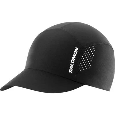 Image of Salomon Cross Compact Unisex Cap, Size: One Size, Deep black