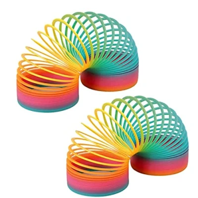Image of RYYN Mega Large 10cm Rainbow Spring , Magic Slinky f (Rainbow Pack1)