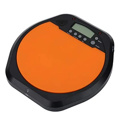 Image of Drum Metronome, Digital Electronic Drummer Training Practice Pad LED Display Metronome with Earphone