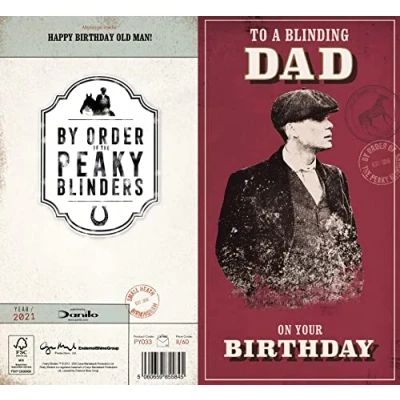 Image of Peaky Blinders &#039;Dad&#039; Birthday Card