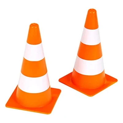 Image of Theo Klein 2946 pylons Set I 10 stable plastic to mark fairways or football goals Dimensions: 13 cm x 23.5 Toys for children aged 3 and over