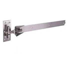 Image of Wyre Direct Garden Shed Hinges Adjustable Gate Hinges, Door for Wood, Heavy Duty Hook and Band Secure &amp; Robust Fixings Outdoor Use, 900mm 36&quot;