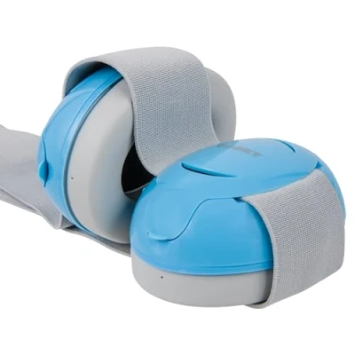 Image of Dooky Baby Ear Protection, Protects Against Harmful Noise and Loud Music, Toddler Defenders, Foldable Cancelling Headphones, 0 3Years, Blue