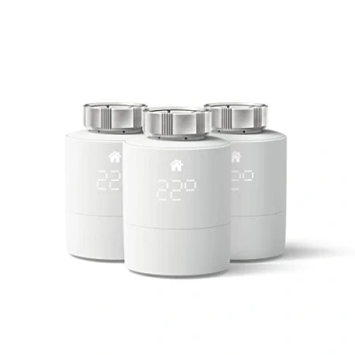 Image of tado Smart Radiator Thermostat 3 Pack WiFi Add On Valve For Digital Multi Room Control Easy Installation Save Heating Costs Works With Alexa, Apple HomeKit And Google Assistant