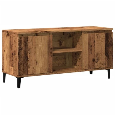 Image of vidaXL TV Cabinet Stand/Media Unit Old Wood Engineered Wood, Ample Storage 102x35x50 cm Home/Living/Bedroom Furniture
